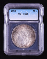 1896 Morgan Silver Dollar (ICG MS65) at PristineAuction.com