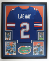 DJ Lagway Signed Florida Gators Custom Framed Jersey Display (JSA) at PristineAuction.com