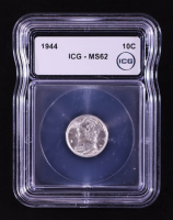 1944 Mercury Silver 10C Dime (ICG MS62) at PristineAuction.com