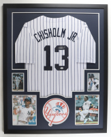 Jazz Chisholm Jr. Signed Yankees Custom Framed Jersey Display (JSA) at PristineAuction.com