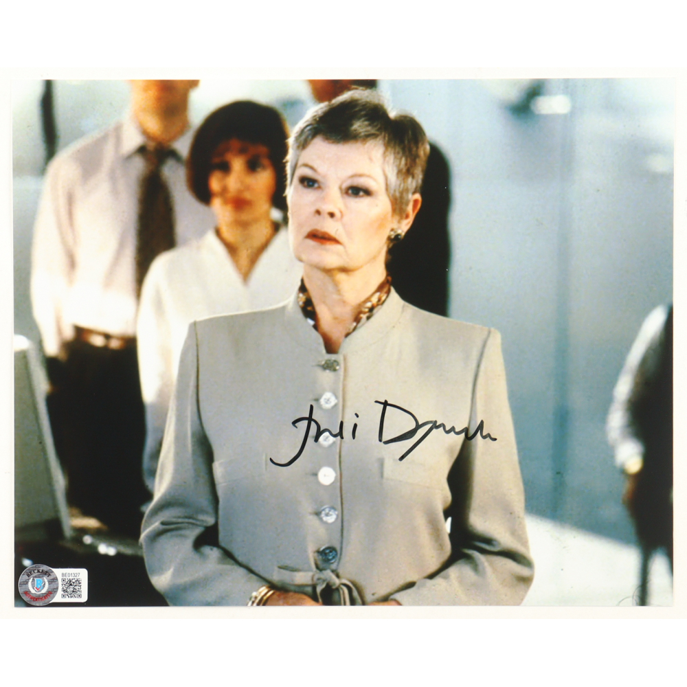 Judi Dench Signed "GoldenEye" 8x10 Photo (Beckett) at PristineAuction.com