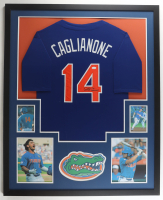 Jac Caglianone Signed Florida Gators Custom Framed Jersey Display (JSA) at PristineAuction.com