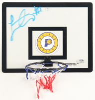 Lance Stephenson Signed Pacers Basketball Hoop Mini Backboard (PSA) at PristineAuction.com