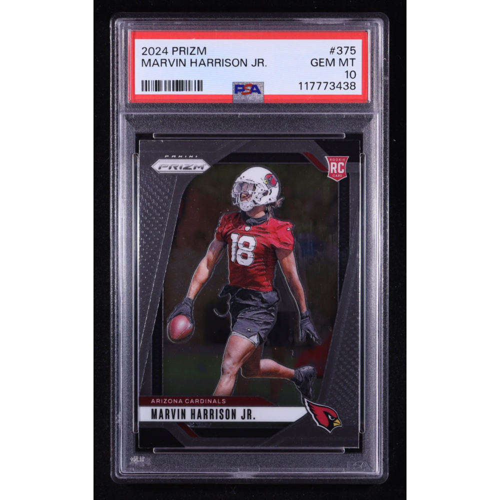 Marvin Harrison Jr. 2024 Panini Prizm #375 RC (PSA 10) at PristineAuction.com