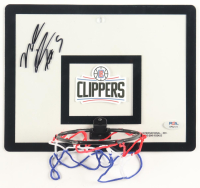 Montrezl Harrell Signed Clippers Basketball Hoop Mini Backboard (PSA) at PristineAuction.com