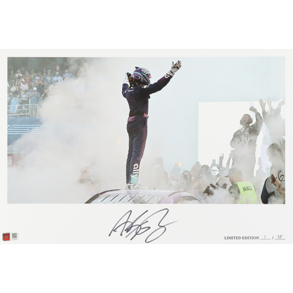 Alex Bowman Signed LE "2024 Grant Park 165 Victory" 12x18 Print (PA) at PristineAuction.com
