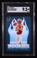 Jayden Daniels 2024 Donruss White Hot Rookies #8 RC (SGC 9.5) at PristineAuction.com