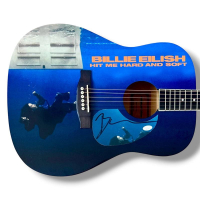 Billie Eilish Signed "Hit Me Hard And Soft" Custom Acoustic Guitar (JSA) at PristineAuction.com