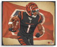 Ja'Marr Chase Bengals 16x20 Brian Konnick Print at PristineAuction.com