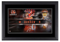 Joe Burrow Bengals Player Nameplate Custom Framed Photo at PristineAuction.com