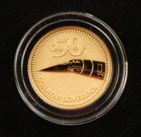 2019 Gibraltar ¼ Gold Sovereign "50th Anniversary of the Concord" - Limited Mintage of 4,999 at PristineAuction.com