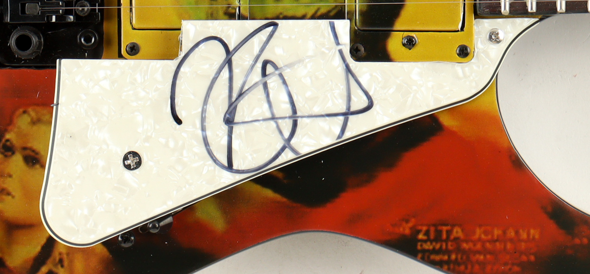 Kirk Hammett Signed Custom Electric Guitar (Beckett) at PristineAuction.com Kirk Hammett Signed Custom Electric Guitar (Beckett) at PristineAuction.com
