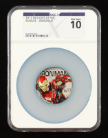 2017 Fiji 50C Marvel Light-Up Ironman Coin (NGCX MS10) at PristineAuction.com