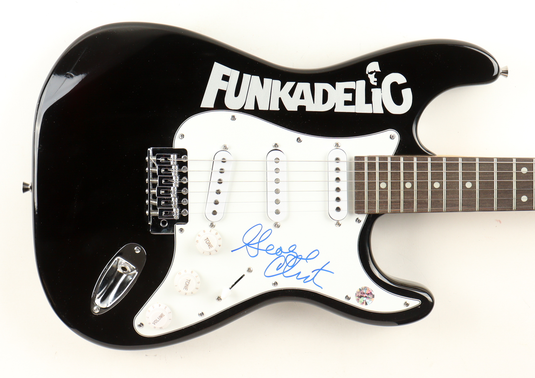 George Clinton Signed Custom Electric Guitar (REAL) at PristineAuction.com George Clinton Signed Custom Electric Guitar (REAL) at PristineAuction.com