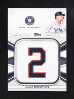 Alex Bregman 2022 Topps Commemorative Jersey Number Medallion Series One #JNM-AB at PristineAuction.com