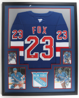 Adam Fox Signed Rangers Custom Framed Jersey Display (Fanatics) at PristineAuction.com