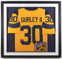 Todd Gurley II Signed Custom Framed Jersey Display (Beckett) at PristineAuction.com