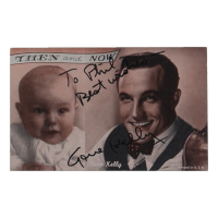Gene Kelly Signed 3.5x5.5 Photo Inscribed "Best Wishes" (ACOA) at PristineAuction.com