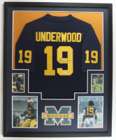 Bryce Underwood Signed Michigan Wolverines Custom Framed Jersey Display (JSA) at PristineAuction.com