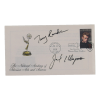 Tony Randall & Jack Klugman Signed 1996 NATAS FDC Envelope (ACOA) at PristineAuction.com