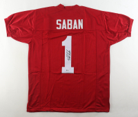 Nick Saban Signed Jersey (Beckett) at PristineAuction.com