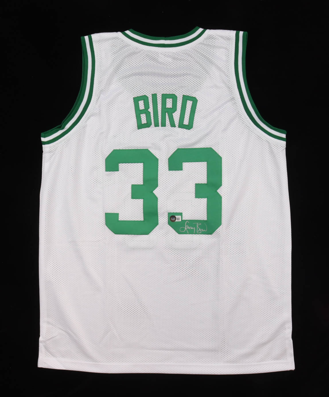 Larry Bird Signed Jersey (Beckett) at PristineAuction.com Larry Bird Signed Jersey (Beckett) at PristineAuction.com