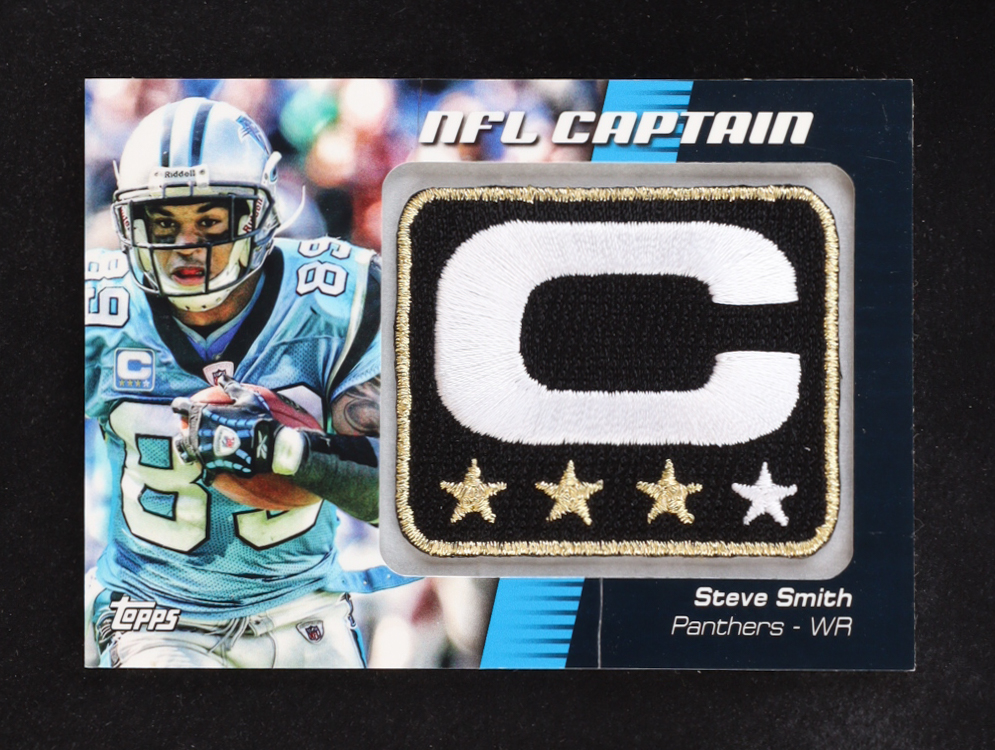 Steve Smith 2012 Topps NFL Captain Patch #NCP-SS at PristineAuction.com Steve Smith 2012 Topps NFL Captain Patch #NCP-SS at PristineAuction.com