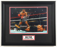 Mike Tyson Signed Custom Framed Photo Display (Tyson & JSA) at PristineAuction.com