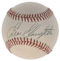 Enos Slaughter Signed ONL Baseball (JSA) at PristineAuction.com