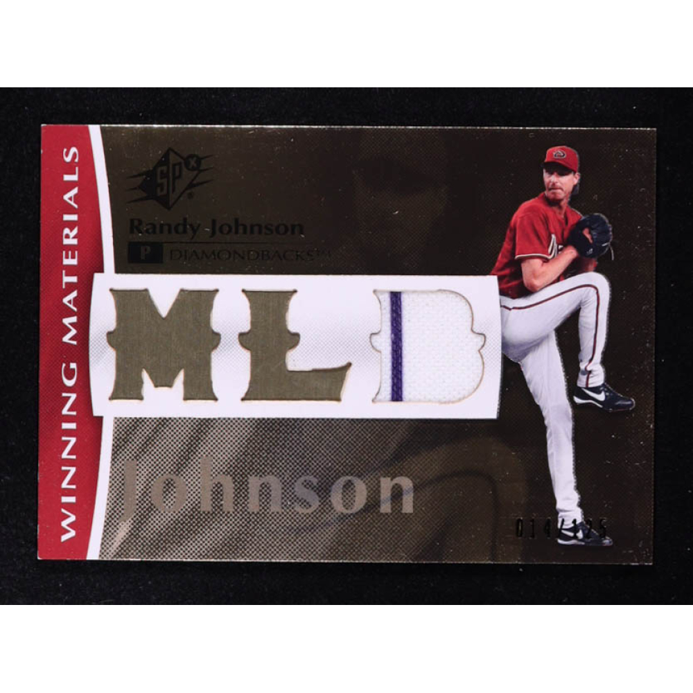Randy Johnson 2008 SPx Winning Materials MLB 125 #RJ #014/125 at PristineAuction.com