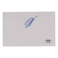 Leonardo DiCaprio Signed 4x6 Cut (PSA) at PristineAuction.com