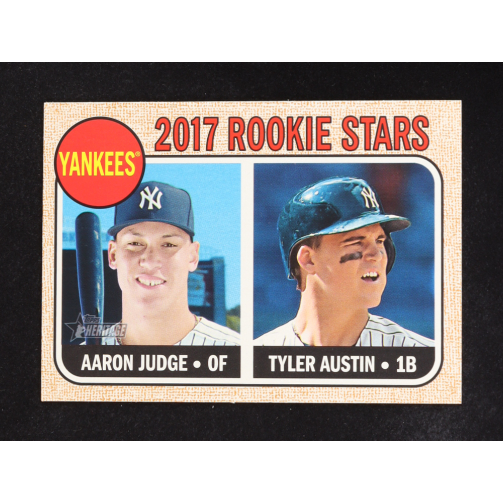 Aaron Judge/Tyler Austin Yankees 2017 Rookie Stars #214 RC at PristineAuction.com