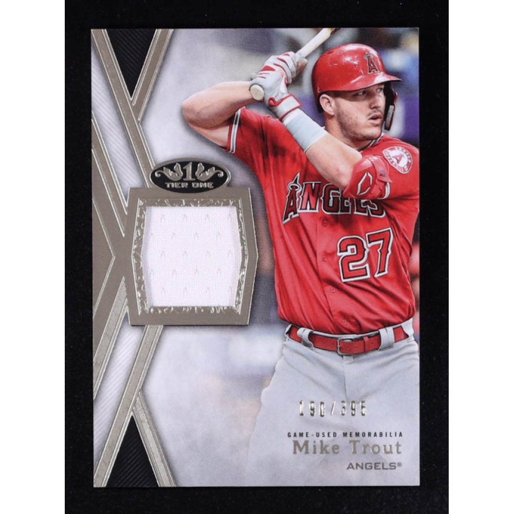 Mike Trout 2020 Topps Tier One Relics #T1RMT #190/395 at PristineAuction.com