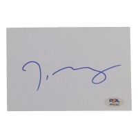 Jonathan Majors Signed 4x6 Cut (PSA) at PristineAuction.com