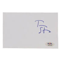 Terence Stamp Signed 4x6 Cut (PSA) at PristineAuction.com