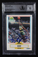 Shawn Kemp Signed 1990-91 Fleer #178 RC (BGS | Autograph Graded 10) at PristineAuction.com
