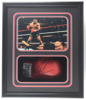 Mike Tyson Signed Boxing Glove Shadowbox Display (JSA & Tyson) at PristineAuction.com
