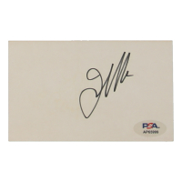 Joan Collins Signed 3x5 Cut (PSA) at PristineAuction.com