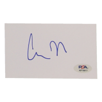 Christopher Nolan Signed 3x5 Cut (PSA) at PristineAuction.com