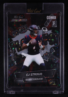 CJ Stroud 2023 Wild Card Alumination Comix Playoffs! Disco Black #CS2 #07/12 RC at PristineAuction.com