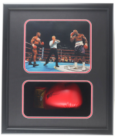 Mike Tyson Signed Custom Framed Shadowbox Boxing Glove Display (JSA & Tyson) at PristineAuction.com