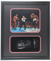 Mike Tyson Signed Boxing Glove Shadowbox Display (JSA & Tyson) at PristineAuction.com