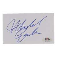 Michael Gambon Signed 3x5 Cut (PSA) at PristineAuction.com