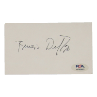 Benicio del Toro Signed 3x5 Cut (PSA) at PristineAuction.com