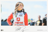 Hailie Deegan Signed LE NASCAR 12x18 Print (PA) at PristineAuction.com