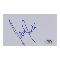 Aaron Carter Signed 3x5 Cut (PSA) at PristineAuction.com