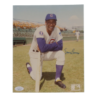 Ernie Banks Signed Cubs 8x10 Photo (JSA) at PristineAuction.com