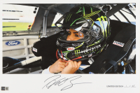 Hailie Deegan Signed LE NASCAR 12x18 Print (PA) at PristineAuction.com