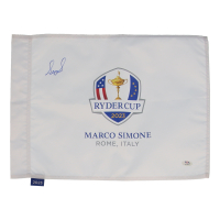 Sepp Straka Signed 2023 Ryder Cup Golf Pin Flag (PSA) at PristineAuction.com