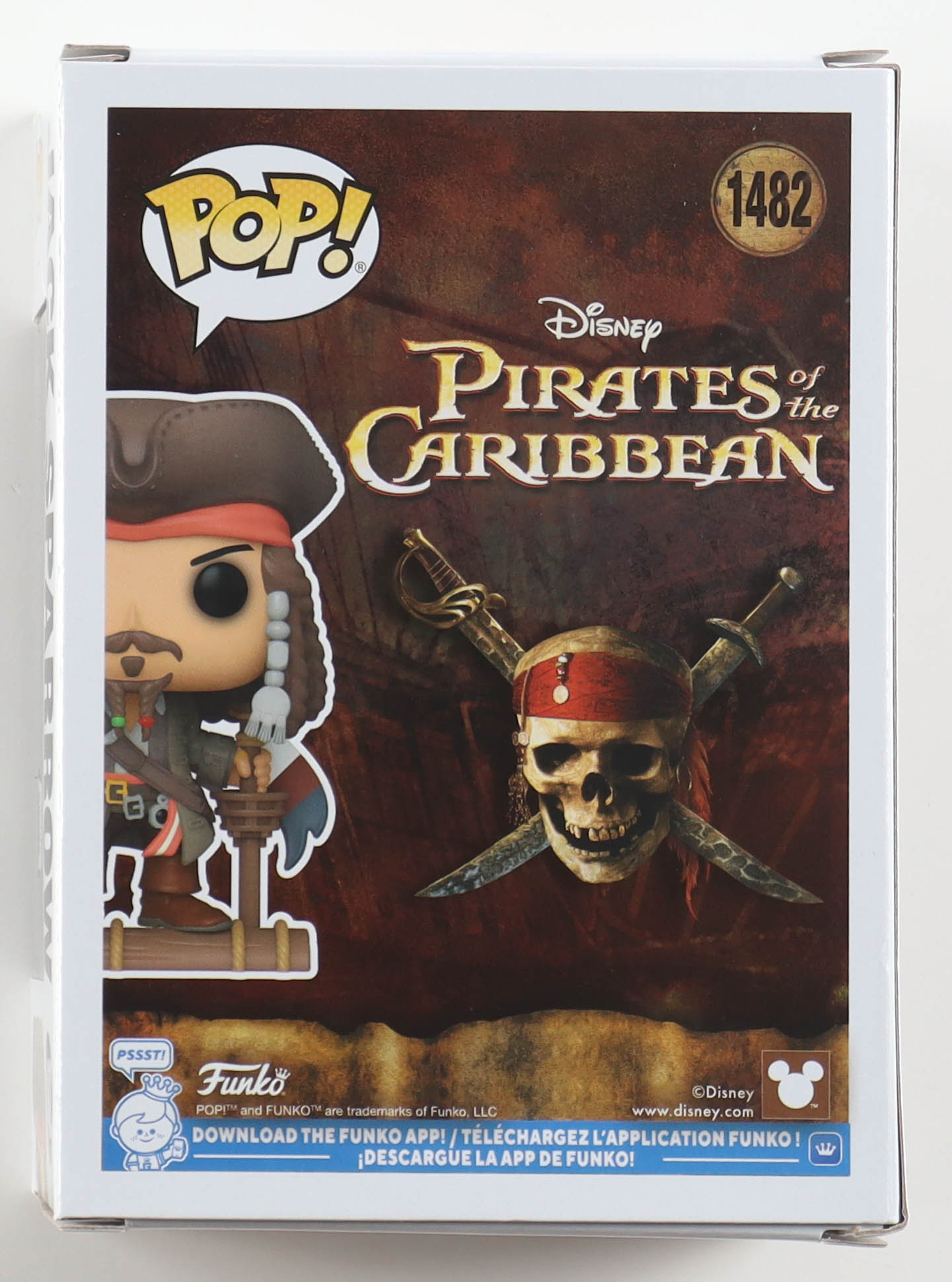 Johnny Depp Signed "Pirates of the Caribbean" Jack Sparrow #1482 Funko Pop! Vinyl Figure (Beckett) at PristineAuction.com Johnny Depp Signed "Pirates of the Caribbean" Jack Sparrow #1482 Funko Pop! Vinyl Figure (Beckett) at PristineAuction.com